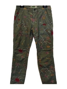 Anthropologie The Wanderer Embroidered Jean